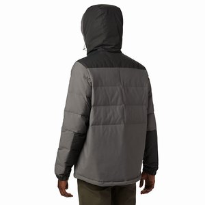 Columbia Winter Challenger™ Hooded Down Jacka Herr MörkGrå (CSRWQ5249)